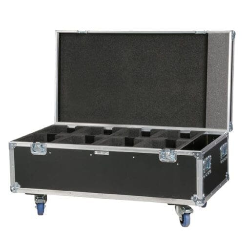 DAP Premium Line flightcase voor 8 Showtec Nanoq 12 Q4 RGBW LED spots _Uit assortiment J&H licht en geluid 3