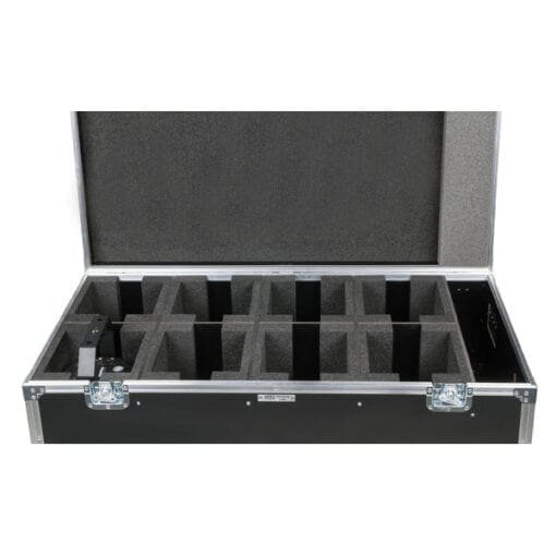 DAP Premium Line flightcase voor 8 Showtec Nanoq 12 Q4 RGBW LED spots _Uit assortiment J&H licht en geluid 4