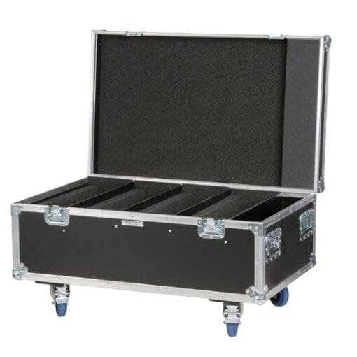 DAP Premium Line flightcase voor 4 Showtec Helix 4000 Q4 RGBW LED projectors _Uit assortiment J&H licht en geluid 3