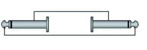 Procab CAB601 JACK 6,3 mm mono, 5.0 meter-34718
