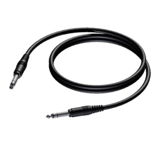 Procab CAB610 JACK 6,3 mm stereo, 10.0 meter _Uit assortiment J&H licht en geluid
