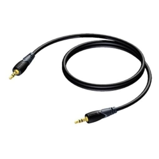 Procab CLA716 mini JACK 3,5 mm stereo, 3.0 meter _Uit assortiment J&H licht en geluid