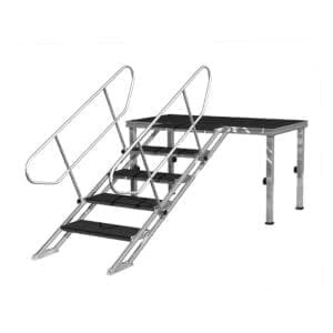 Duratruss DS ProStage Flexstair 80-140 (verstelbare podiumtrap) Duratruss Stage J&H licht en geluid