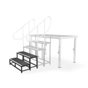 Duratruss DS stair 2040 – Podiumtrap (20 + 40 cm) Duratruss Stage J&H licht en geluid