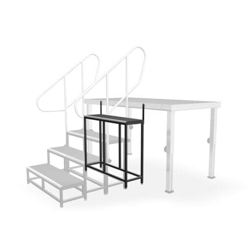 Duratruss DS stair 80 – Podiumtrapdeel (80 cm) Duratruss Stage J&H licht en geluid