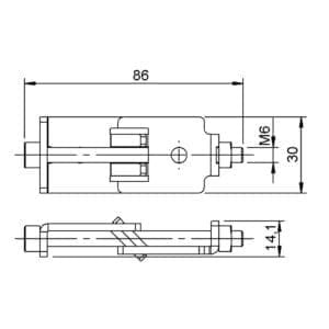 Duratruss DS ProStage connector-35117