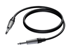 Procab CAB590, luidsprekerkabel JACK 6,3mm naar JACK 6,3mm, 10.0 meter