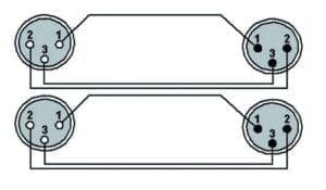 Procab CAB710, 2 x XLR male naar 2 x XLR female, 3.0 meter-35010