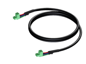 Procab CLA530 Terminal naar Terminal block, 2-polig, 2.0 meter