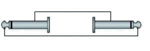 Procab PRA600 JACK 6,3 mm mono, 3.0 meter-35345