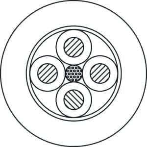 Procab LS440 luidsprekerkabel 4 x 4,0mm2, 100 meter op rol-34931