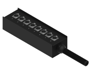 Procab MSB108.0 Multi stage block 8 x XLR female, 10 meter-35426