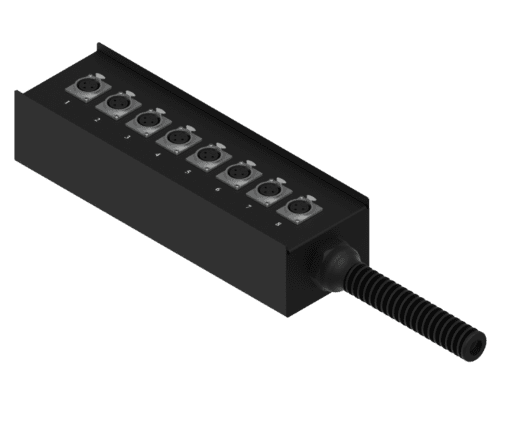 Procab MSB108.0 Multi stage block 8 x XLR female, 10 meter _Uit assortiment J&H licht en geluid 4