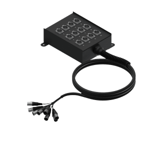 Procab MSB112.0 Multi stage block 12 x XLR female, 10 meter