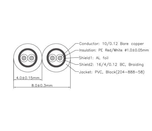 Procab CLA832 RCA naar Terminal block, 3-polig, 0.50 meter _Uit assortiment J&H licht en geluid 3