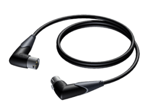 Procab CLA904 XLR male haaks naar XLR female haaks, 10.0 meter