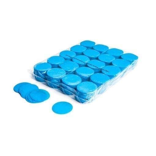 MagicFX CON02LB Ronde confetti 55mm – lichtblauw (1 kg) Geen categorie J&H licht en geluid