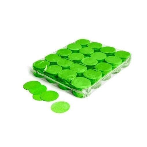 MagicFX CON02LG Ronde confetti 55mm – lichtgroen (1 kg) Geen categorie J&H licht en geluid