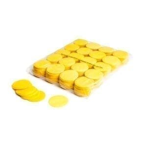MagicFX CON02YL Ronde confetti 55mm – geel (1 kg) Geen categorie J&H licht en geluid