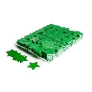 MagicFX CON03DG Stars confetti 55mm – donkergroen (1 kg) Geen categorie J&H licht en geluid