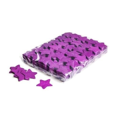 MagicFX CON03PR Stars confetti 55mm – paars (1 kg) Geen categorie J&H licht en geluid