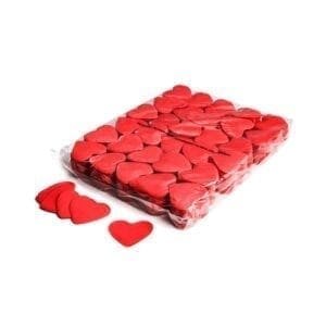 MagicFX CON04RD Hearts confetti 55mm – rood (1 kg) Geen categorie J&H licht en geluid