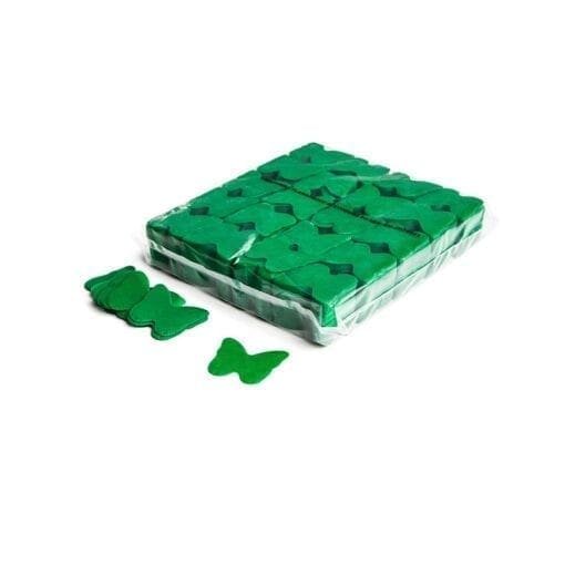 MagicFX CON07DG Vlinder confetti 55mm – donkergroen (1 kg) Geen categorie J&H licht en geluid