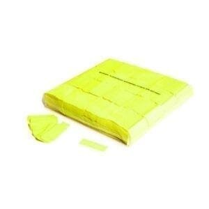 MagicFX CON09YL Rechthoekige UV confetti – fluoriserend geel (1 kg) Geen categorie J&H licht en geluid