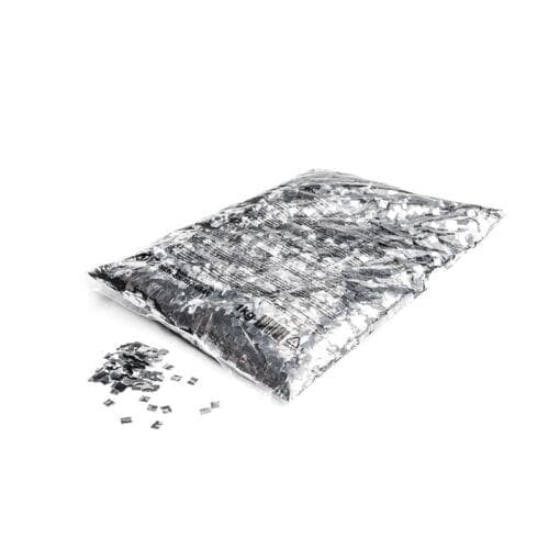 MagicFX CON12SL Raindrops metallic confetti 6x6mm – zilver (1 kg) Geen categorie J&H licht en geluid