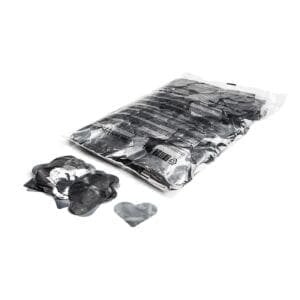 MagicFX CON15SL Metallic hearts confetti 55mm – zilver (1 kg) Geen categorie J&H licht en geluid