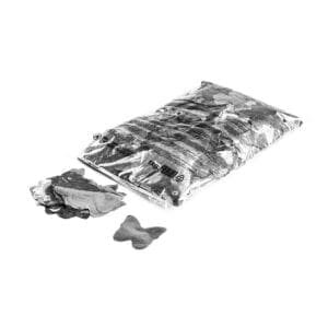 MagicFX CON17SL Metallic vlinder confetti 55mm – zilver (1 kg) Geen categorie J&H licht en geluid