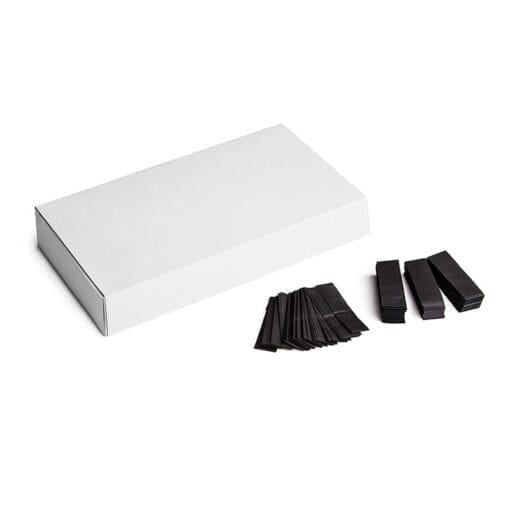 MagicFX CON20BL Rechthoekige confetti – zwart (500 gram) Geen categorie J&H licht en geluid