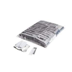 MagicFX CON31WS Rechthoekige confetti – wit en zilver (1 kg) Geen categorie J&H licht en geluid