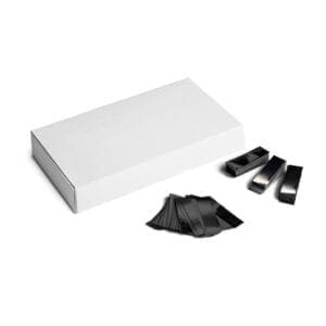 MagicFX CON40BL Rechthoekige metallic confetti – zwart (500 gram) Geen categorie J&H licht en geluid
