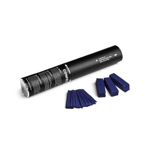 MagicFX HCC01DB Handheld confetti cannon 28cm (donkerblauwe confetti) Geen categorie J&H licht en geluid