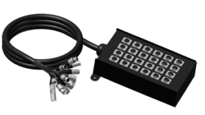Procab MSB16.4 Multi stage block 16 x XLR female, 8 x XLR male, 10 meter