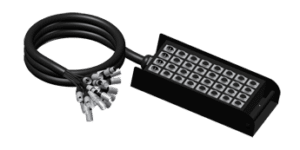 Procab multi-stage blokken zijn gemaakt van massief metaal. In de audio-opname en entertainment gebied, het podium blokken met 16 of 24 XLR aansluitingen gebruikelijk maar Procab biedt ook kleinere versies met 8 of 12 XLR aansluitingen en ook een grotere