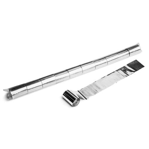 MagicFX STR08SL Metallic stadium streamers 20m x 5cm – zilver (10 stuks) Geen categorie J&H licht en geluid