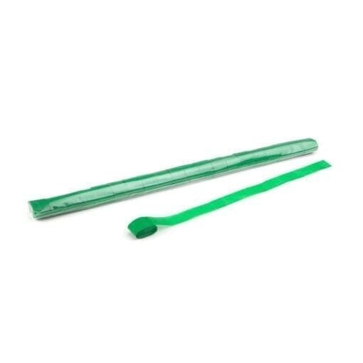 MagicFX STR10DG Streamers 10m x 2,5cm – donkergroen (20 stuks) Geen categorie J&H licht en geluid