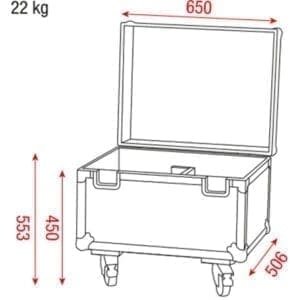 DAP Flightcase voor 6 Showtec EventMOVE Moving Heads-37256