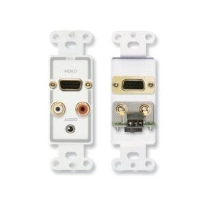 RDL D-AVM4 - audio & VGA - Decora wall plate