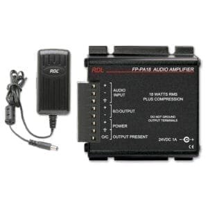 RDL FP-PA18X – mono audio amplifier _Uit assortiment J&H licht en geluid