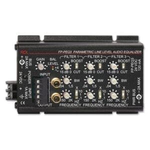RDL FP-PEQ3 – 3 Band Parametric Equalizer _Uit assortiment J&H licht en geluid