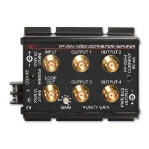 RDL FP-VDA4 – video distribution amplifier _Uit assortiment J&H licht en geluid