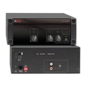 RDL HD-PA35UX – 35W amplifier – 4/8 ohm _Uit assortiment J&H licht en geluid