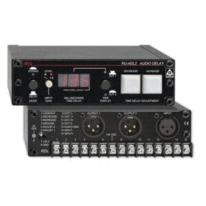 RDL RU-ADL2 – audio delay _Uit assortiment J&H licht en geluid