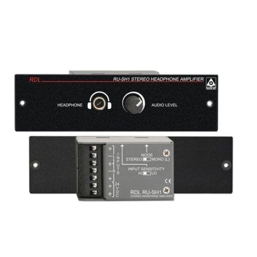 RDL RU-SH1 – Stereo headphone amplifier _Uit assortiment J&H licht en geluid