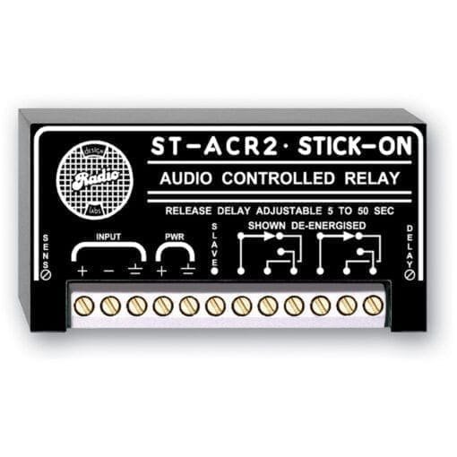 RDL ST-ACR2 – line level audio controlled relay _Uit assortiment J&H licht en geluid