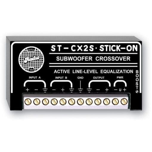 RDL ST-CX2S – subwoofer crossover filter _Uit assortiment J&H licht en geluid