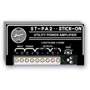 RDL ST-PA2 – 2W mono audio amplifier _Uit assortiment J&H licht en geluid